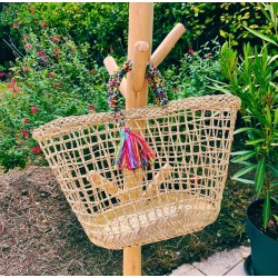 Panier brodé "Mamie d'amour"